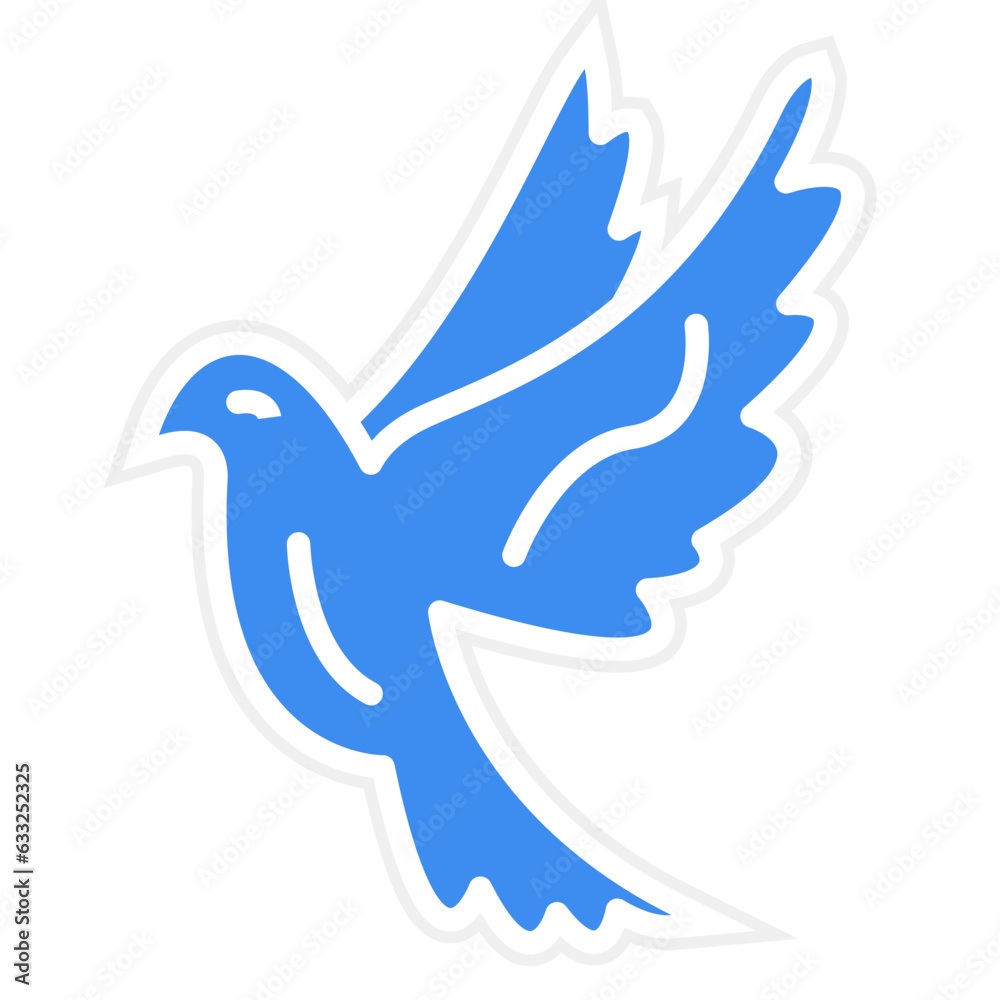 Obraz premium Vector Design Dove Icon Style