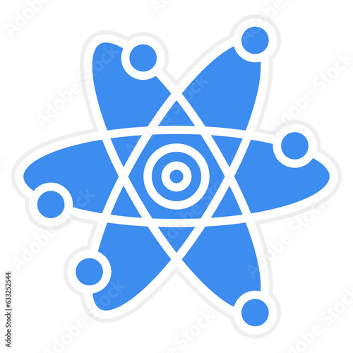 Vector Design Atom Icon Style