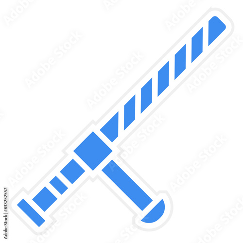 Vector Design Baton Icon Style