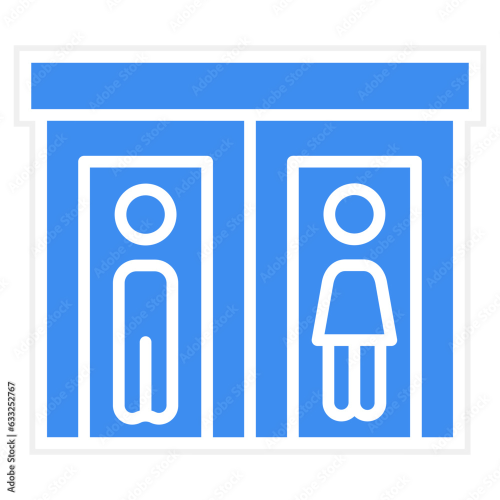 Vector Design Toilet Icon Style
