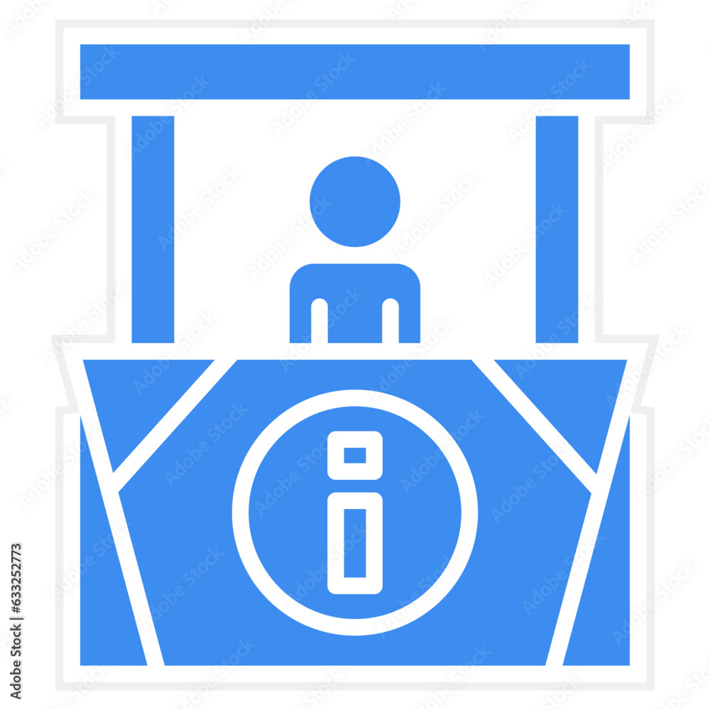 Vector Design Information Kiosk Icon Style Vector Design Information Kiosk Icon Style