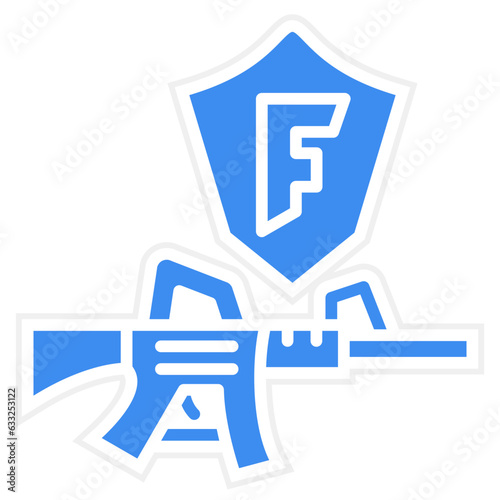 Vector Design Fortnite Icon Style