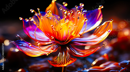 Close up of a beautiful fantasy flower