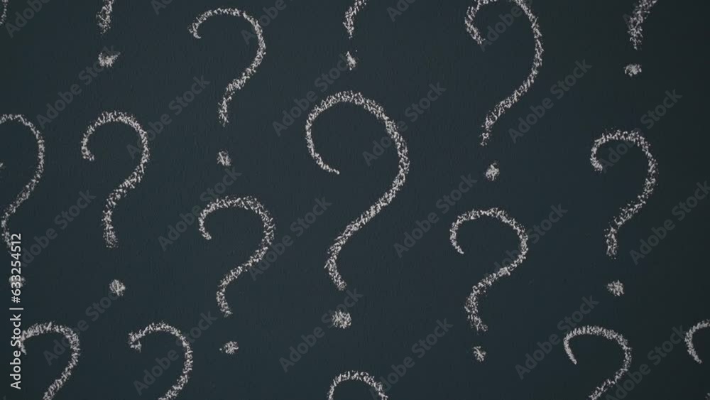Question mark on the blackboard. Answer, question, education, problem solving concept. Question mark on the blackboard. Answer, question, education, problem solving concept.