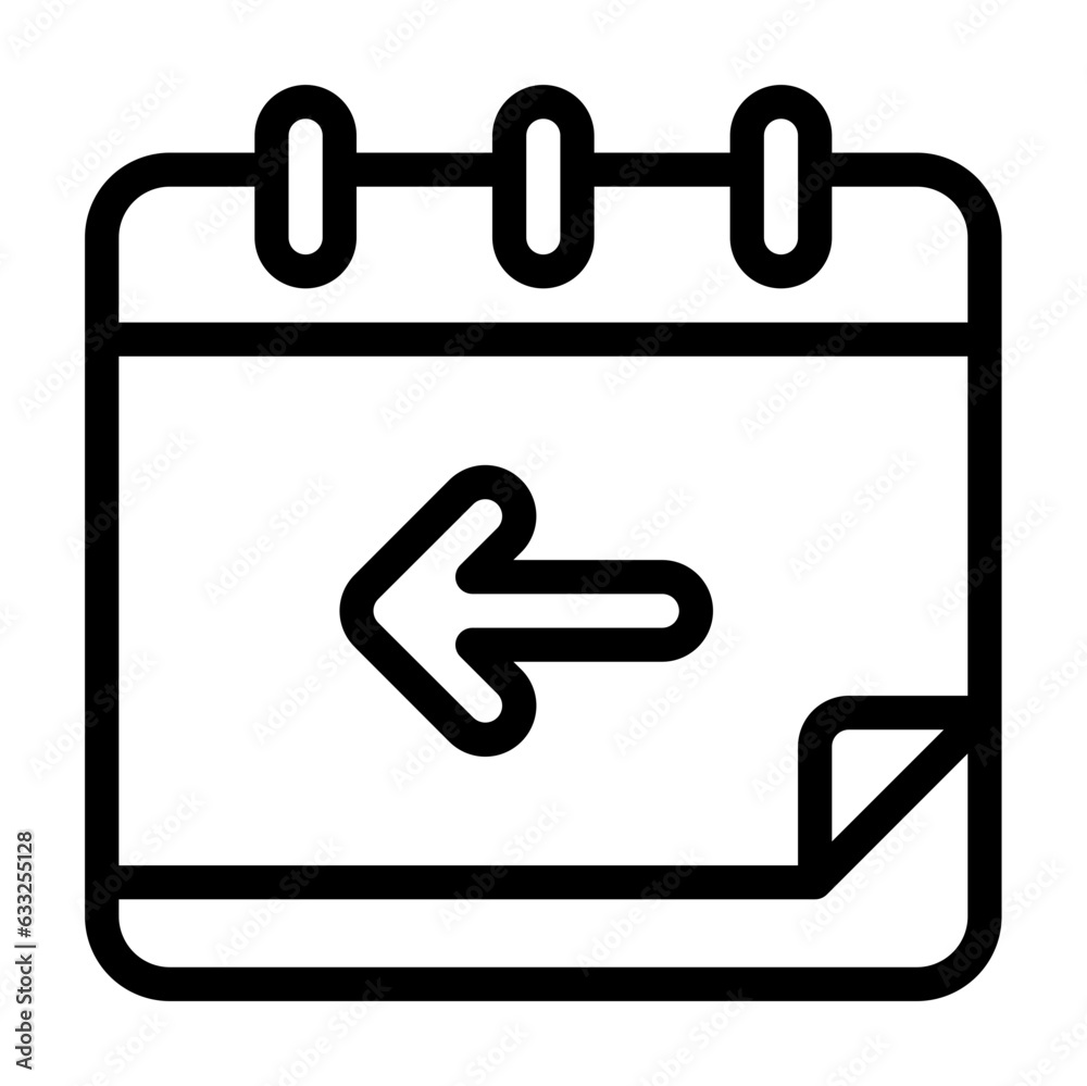 © arkinasi - yesterday outline icon © arkinasi - yesterday outline icon