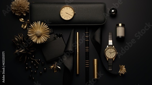 elegant dark background of black friday