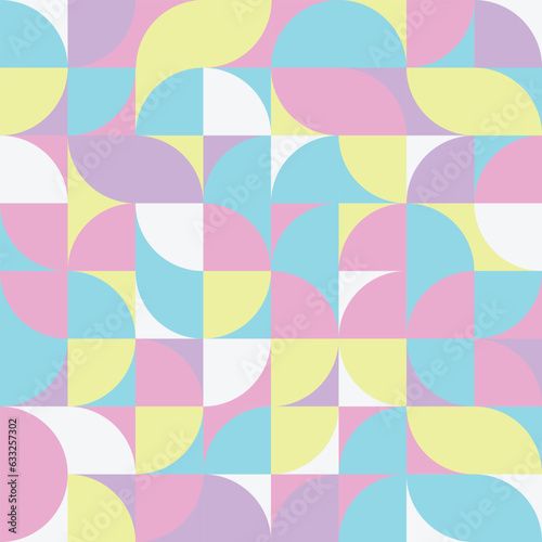 Wallpaper Mural Modern abstract pattern . Minimalist geometric design. Seamless vector pattern. Torontodigital.ca