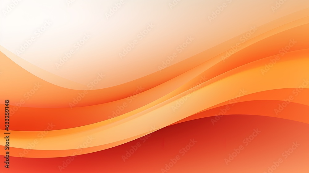 Soft autumnal orange curves. Smooth waves for fall, season, harvest. Abstract flowing background in red, orange, yellow hues, gradients. Soft autumnal orange curves. Smooth waves for fall, season, harvest. Abstract flowing background in red, orange, yellow hues, gradients.