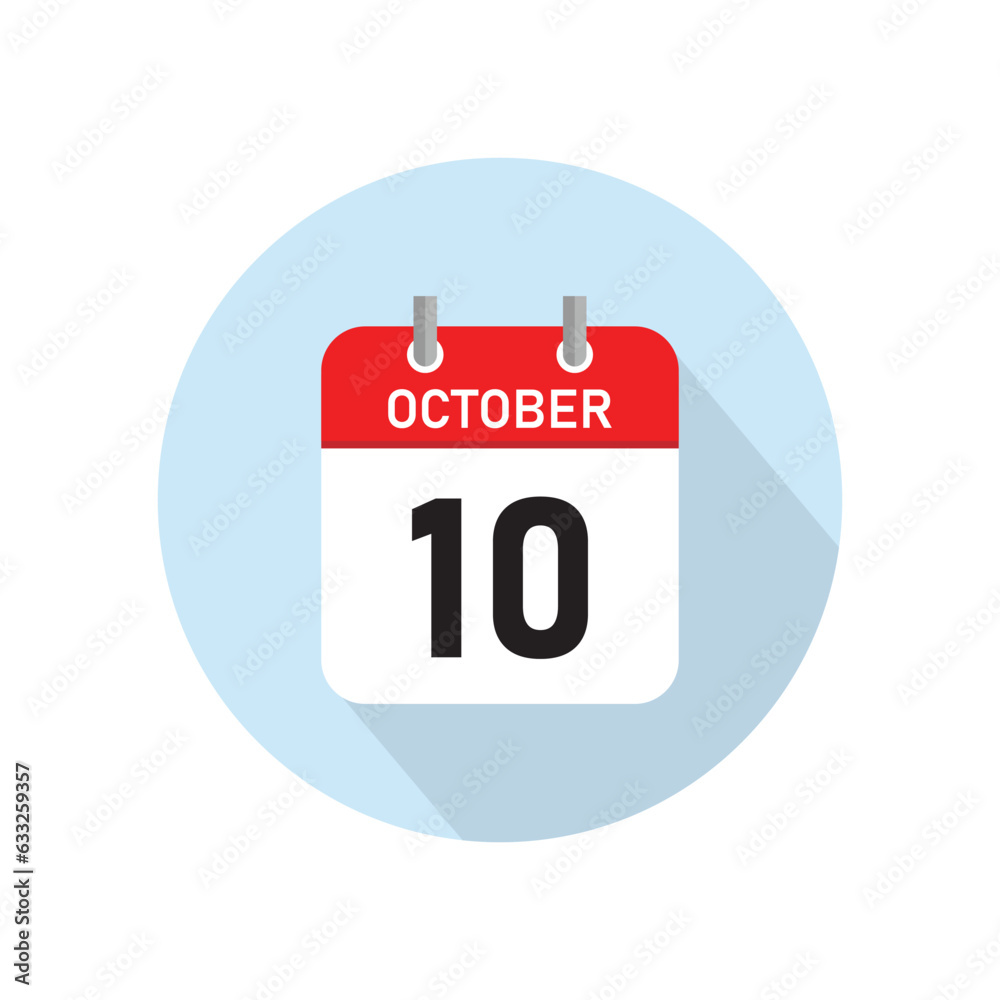 October 10 Concept Design. Vector Illustration. October 10 Concept Design. Vector Illustration.