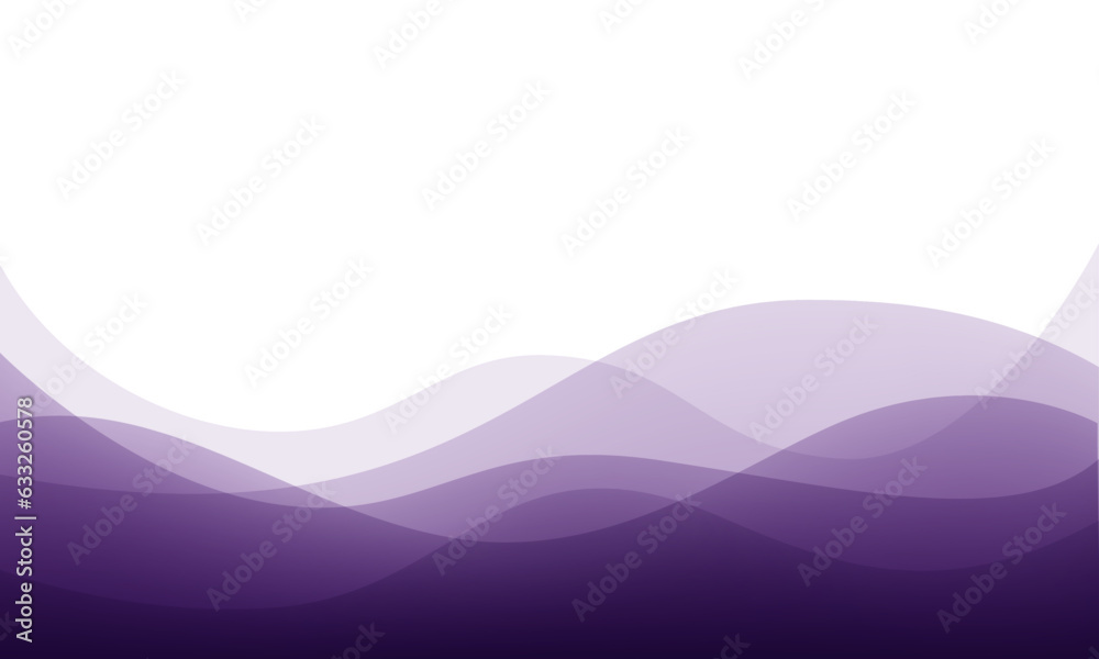 紫の波型グラデーションの背景素材