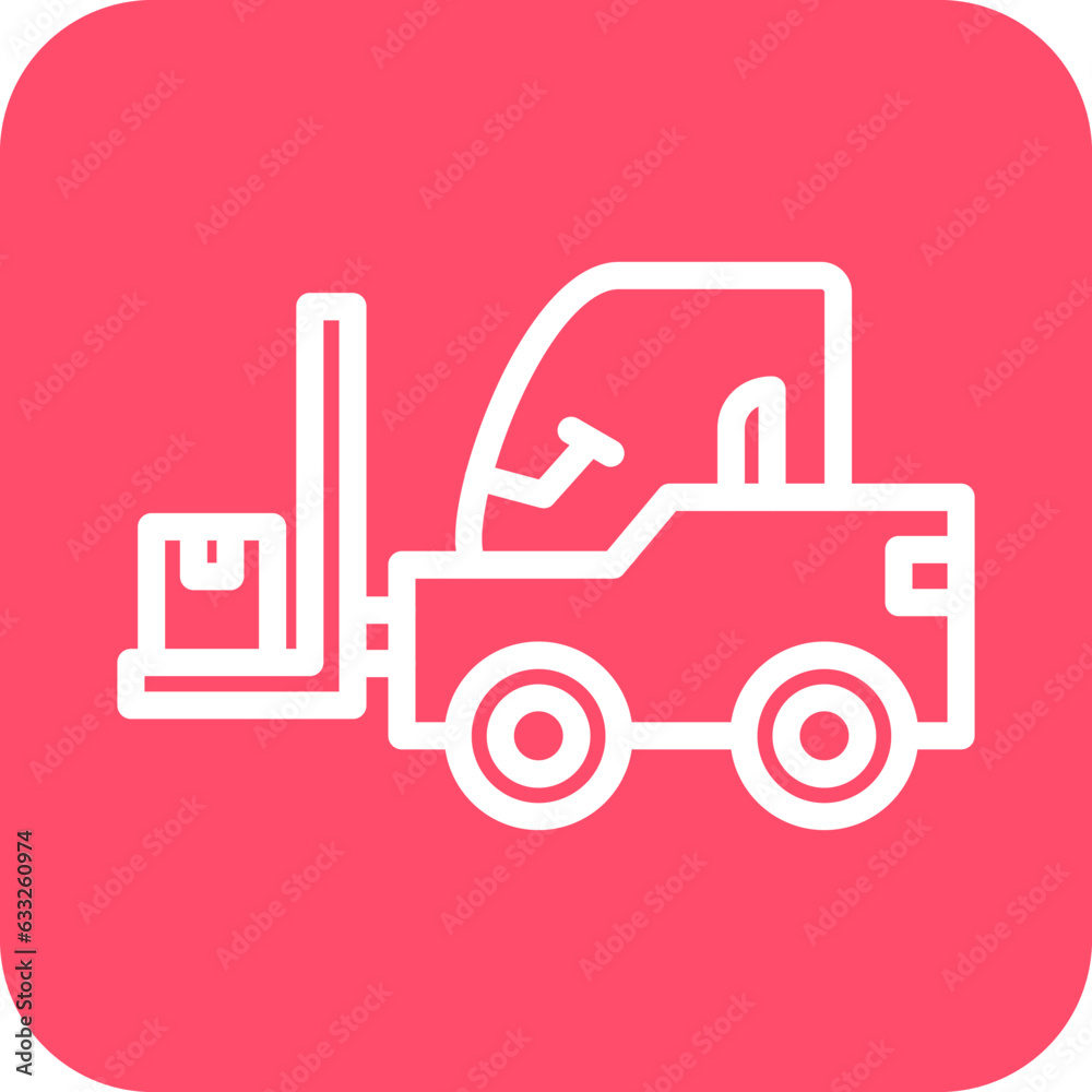 Vector Design Forklift Icon Style