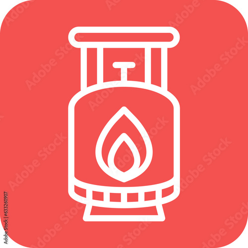 Vector Design Gas Cylinders Icon Style