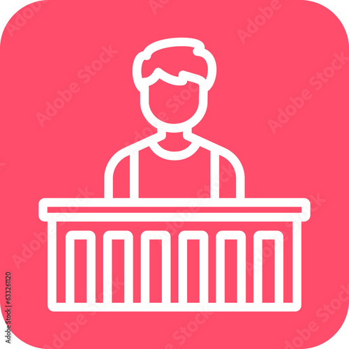 Vector Design Witness Icon Style