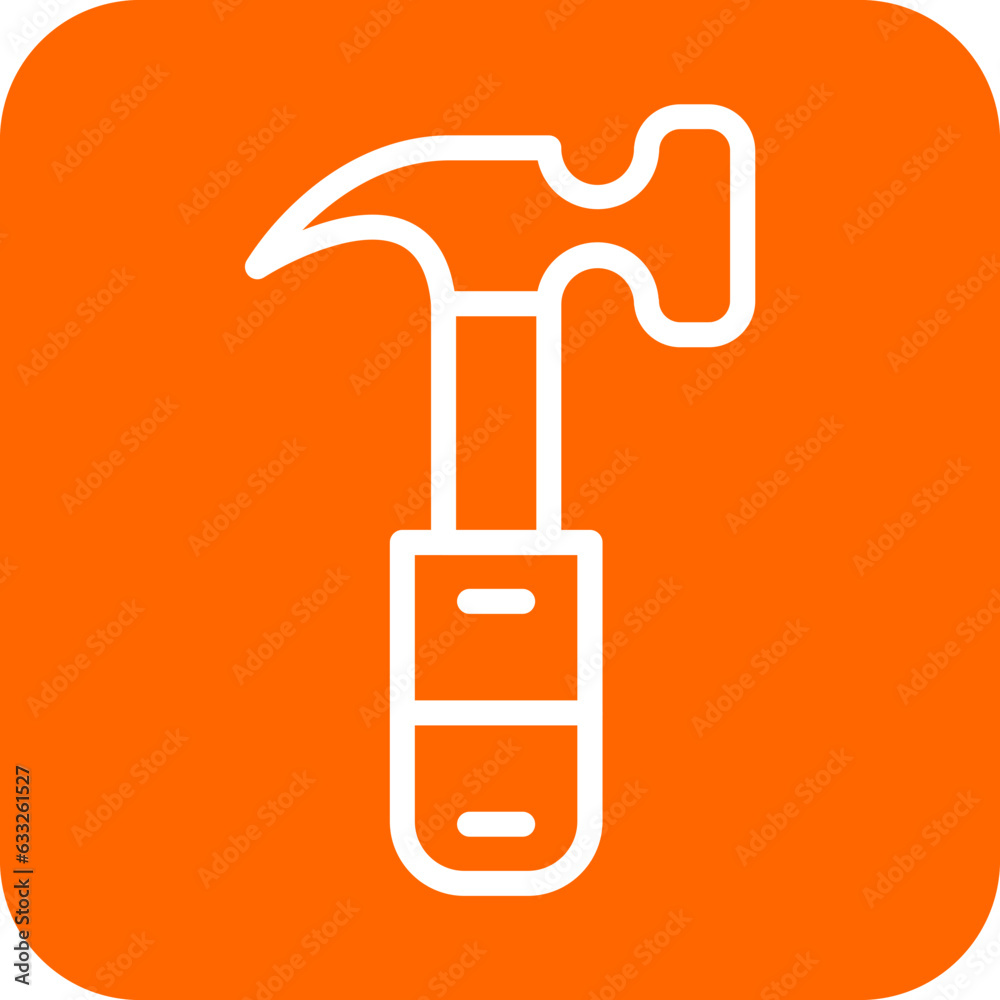 Fototapeta premium Vector Design Hammer Icon Style