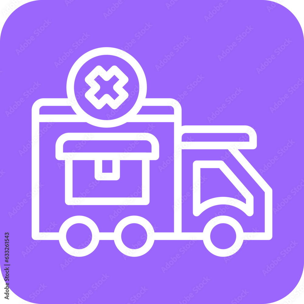 Vector Design Failed Delivery Icon Style Vector Design Failed Delivery Icon Style