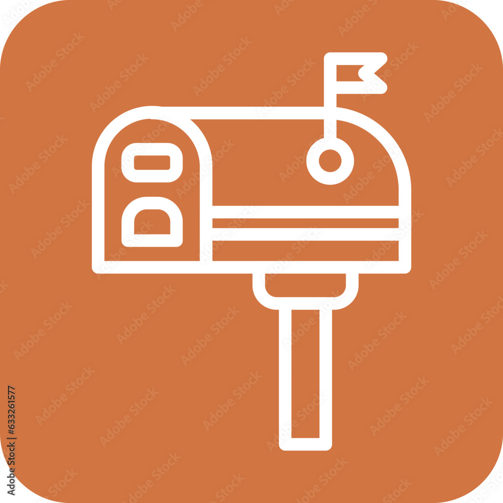 Vector Design Po Box Icon Style Vector Design Po Box Icon Style