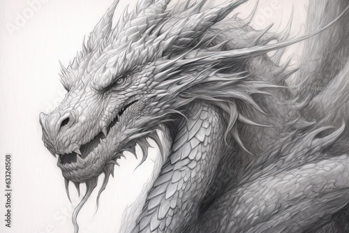 Dragon Drawings: Awakening of a Legendary Creature, Unleashing Balance and Protection Worldwide, generative AI