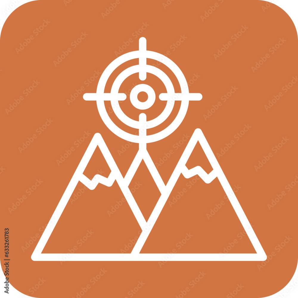 Vector Design Mission Icon Style Vector Design Mission Icon Style