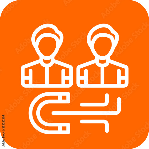 Vector Design Lead Generation Icon Style