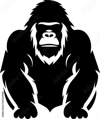 Gorilla Silhouette Icon