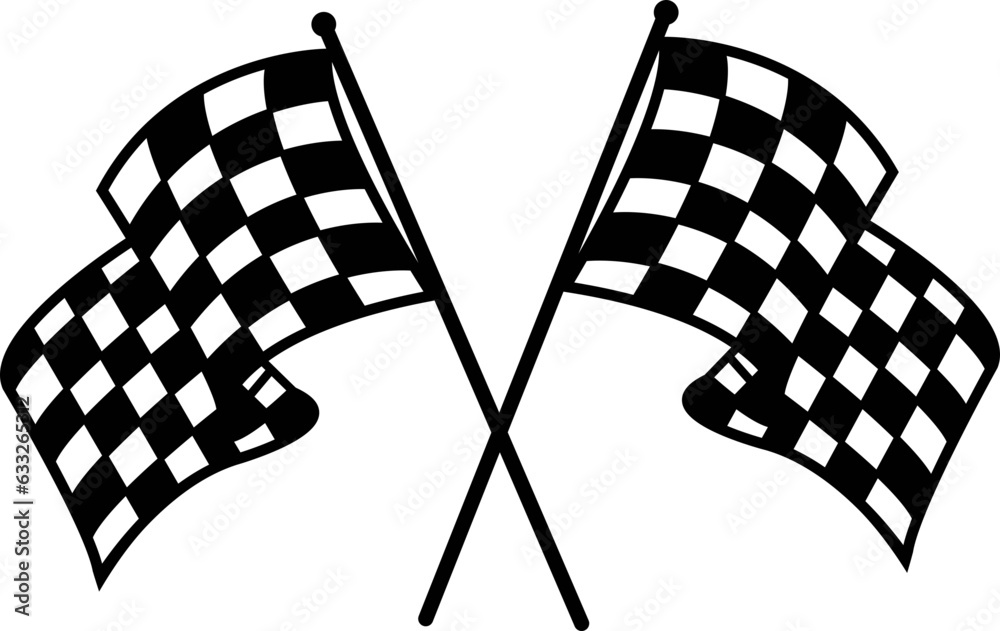 Flag Racing finish line checkered flag NASCAR racing flag SVG vector ...