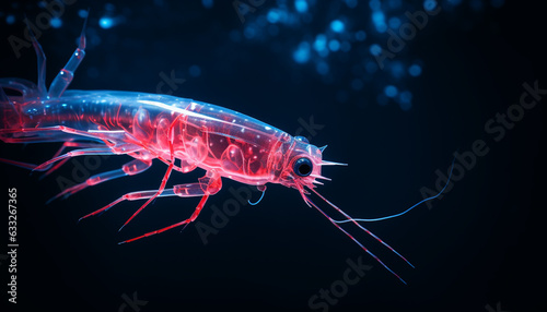  Krill in deep sea