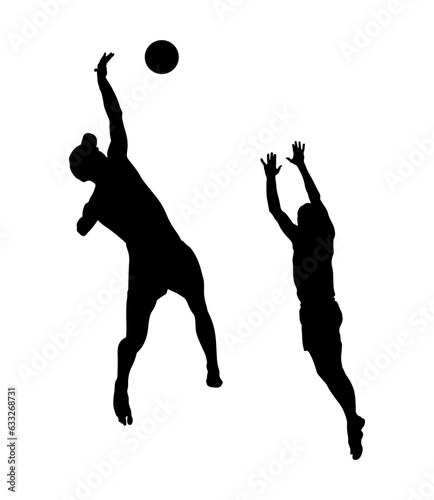 Volleyball players