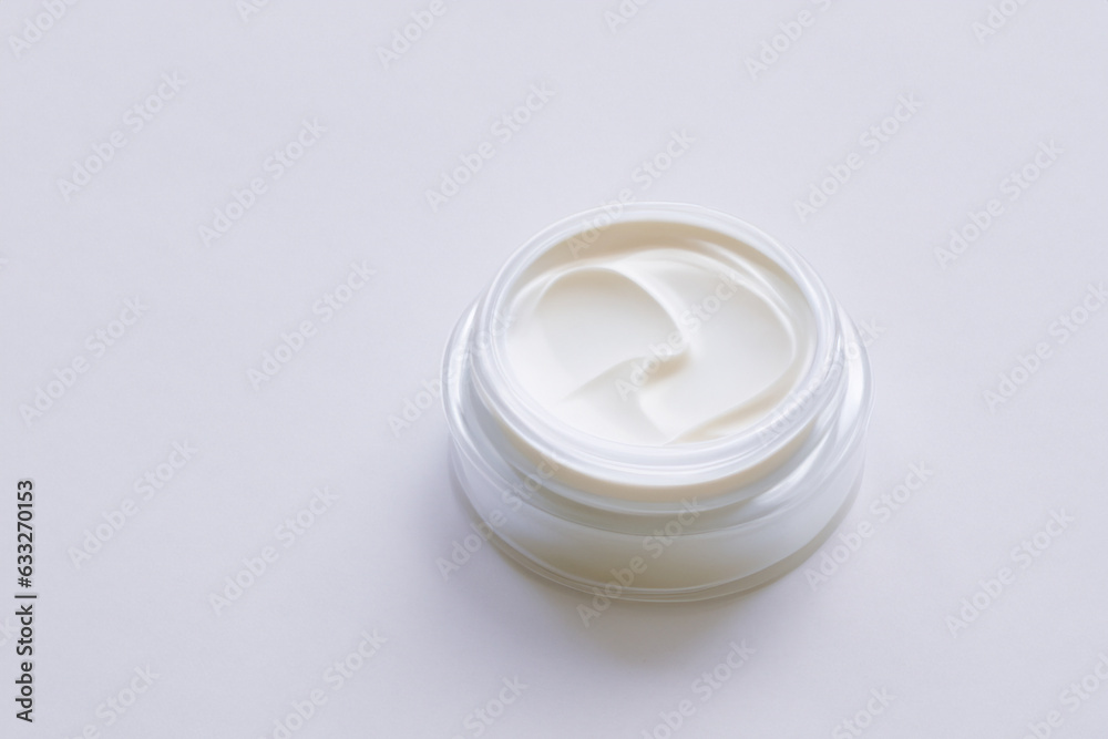 cosmetic branding concept  cream bottle, beautiful cosmetic packaging product and blank space for text or for mockup