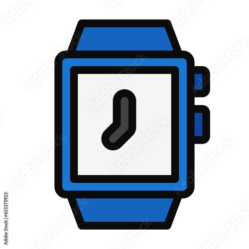 smartwatch Filled line icon