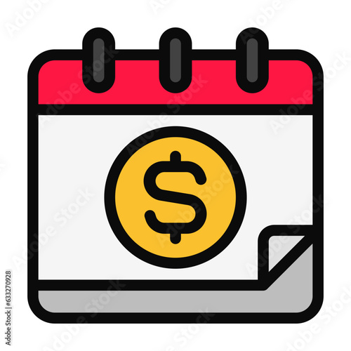 payday Filled line icon