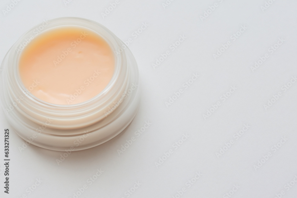 cosmetic branding concept  cream bottle, beautiful cosmetic packaging product and blank space for text or for mockup
