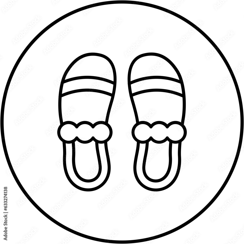 Slippers Icon Slippers Icon