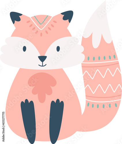 Fox With Indian Traditional Accessories