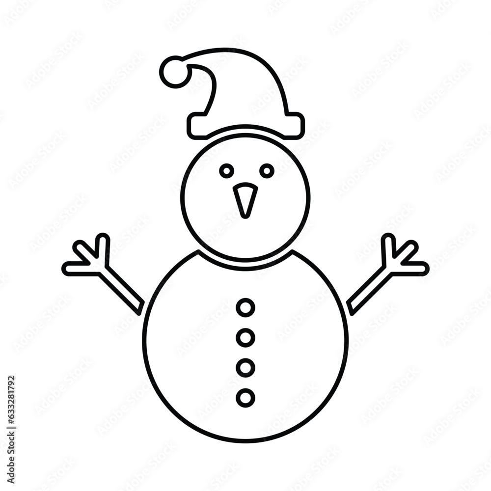Snow Man Icon Snow Man Icon