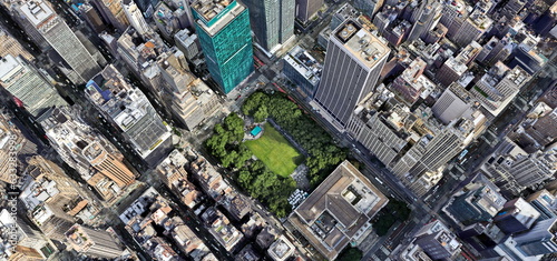 Photography on the environmental impact on Nature and the United States landscape of human presence, from the air, ecological photography,