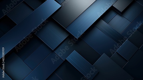 Abstract background dark blue color with modern corporate concept background image, abstract layered blue background image long image