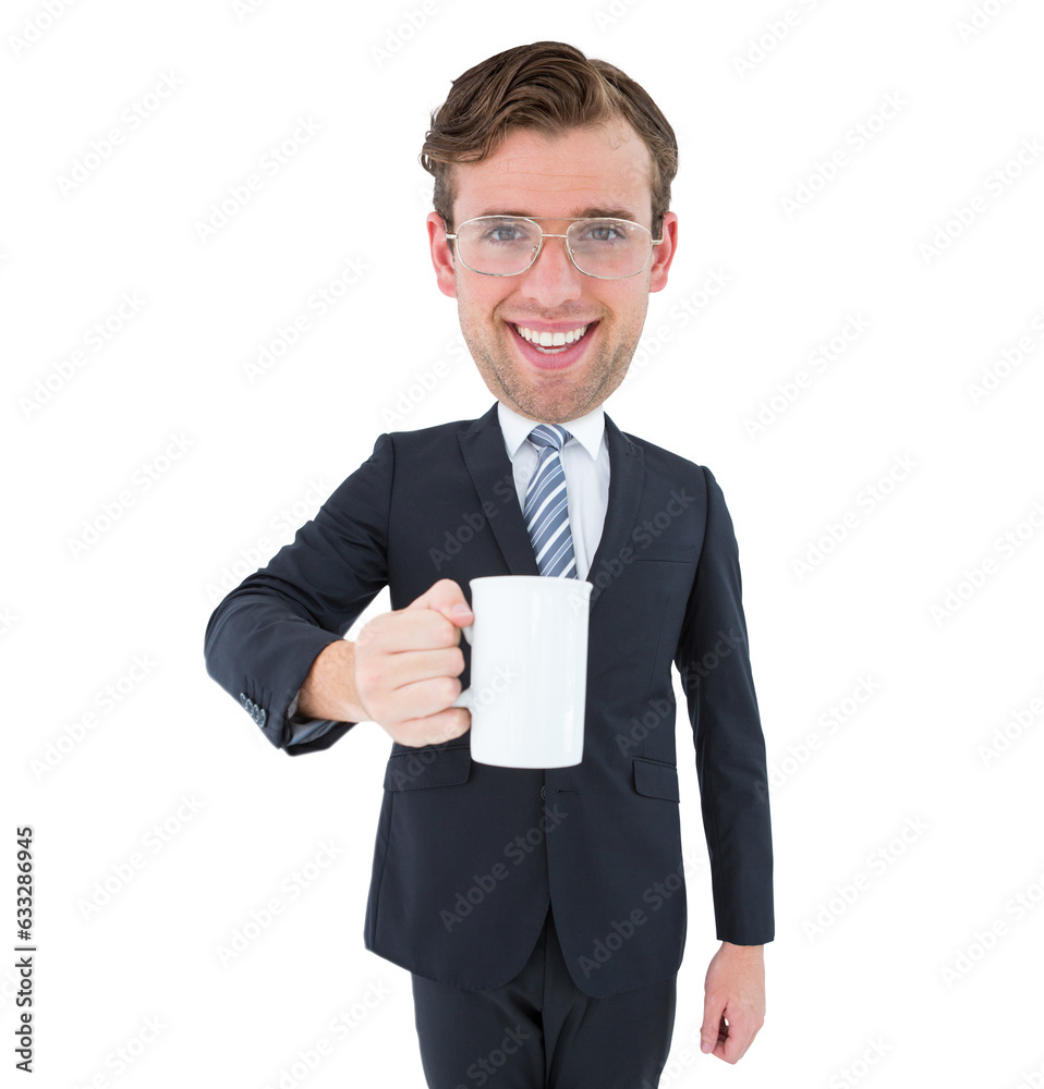 Digital png photo of caucasian businessman on transparent background Digital png photo of caucasian businessman on transparent background