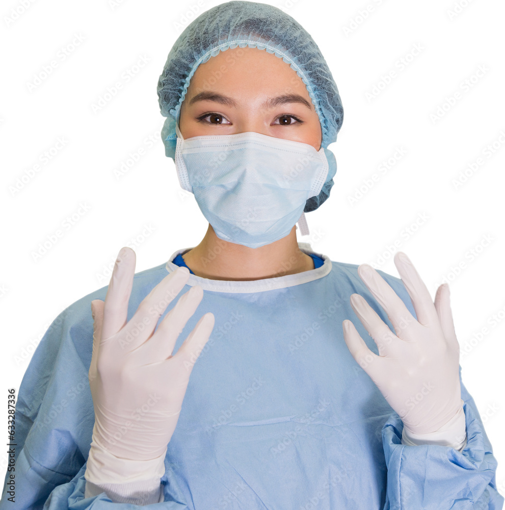 Digital png photo of biracial female doctor on transparent background Digital png photo of biracial female doctor on transparent background