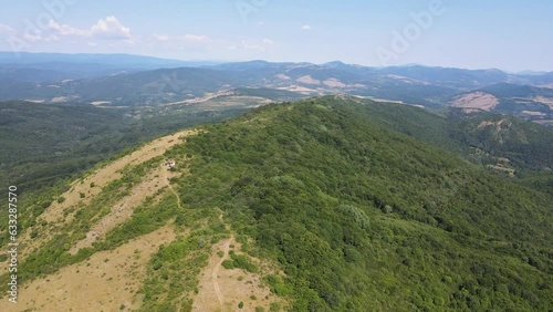 Amazing Summer Landscape of Rudina mountain, Pernik Region, Bulgaria photo