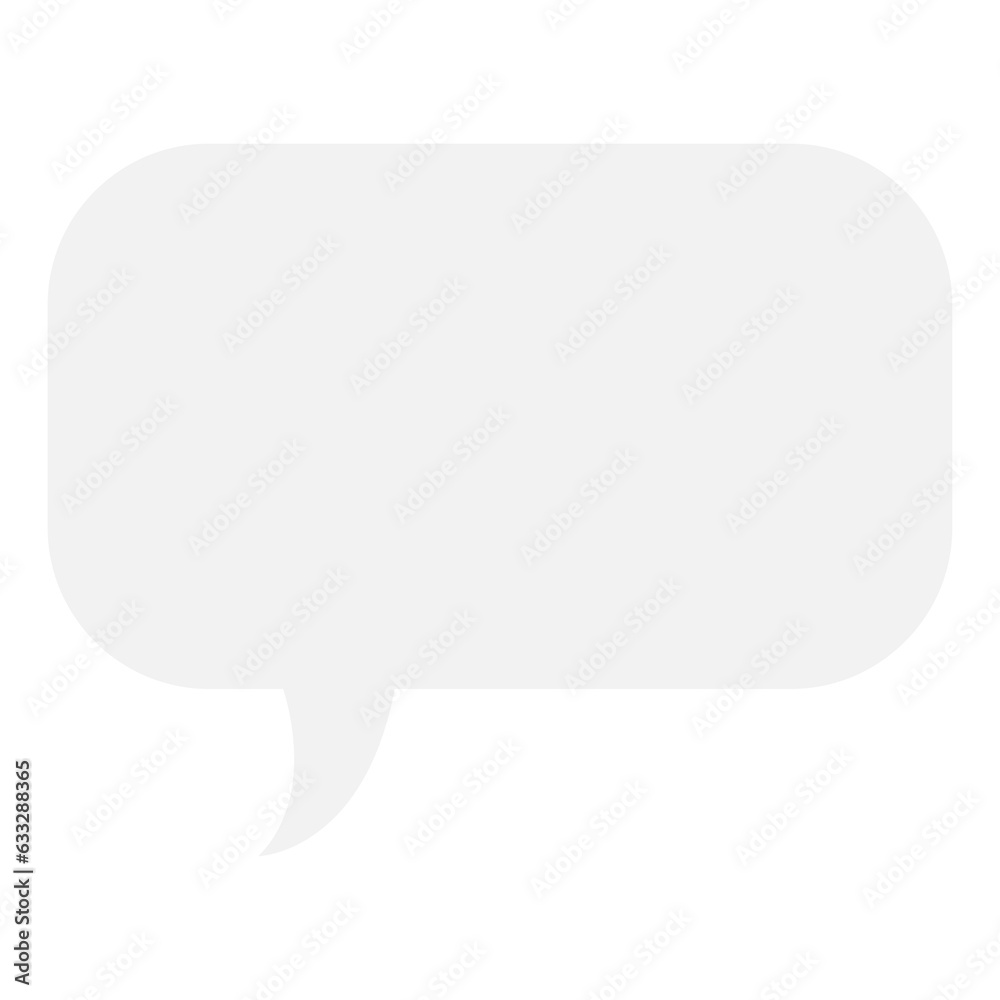 Digital png illustration of white copy space speech bubble on transparent background Digital png illustration of white copy space speech bubble on transparent background