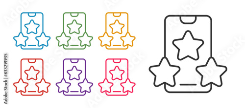 Set line Online sports betting icon isolated on white background. Sport bet bookmaker. Betting online make money. Set icons colorful. Vector