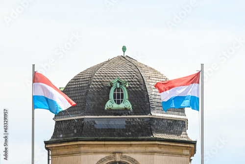 Grand duché Luxembourg drapeau photo
