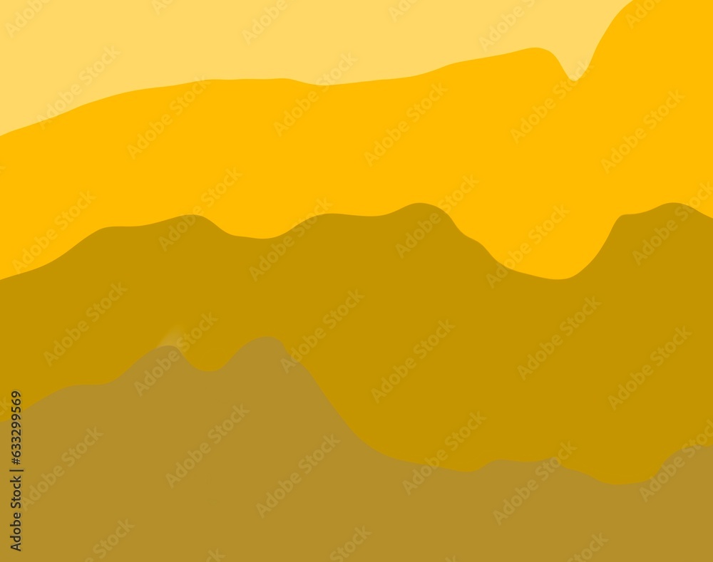The yellow  Gradient abstract background