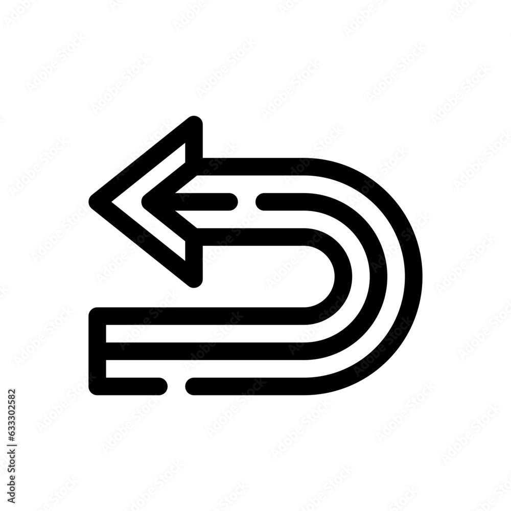 undo line icon undo line icon