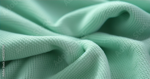 Green curled fabric texture, resource design