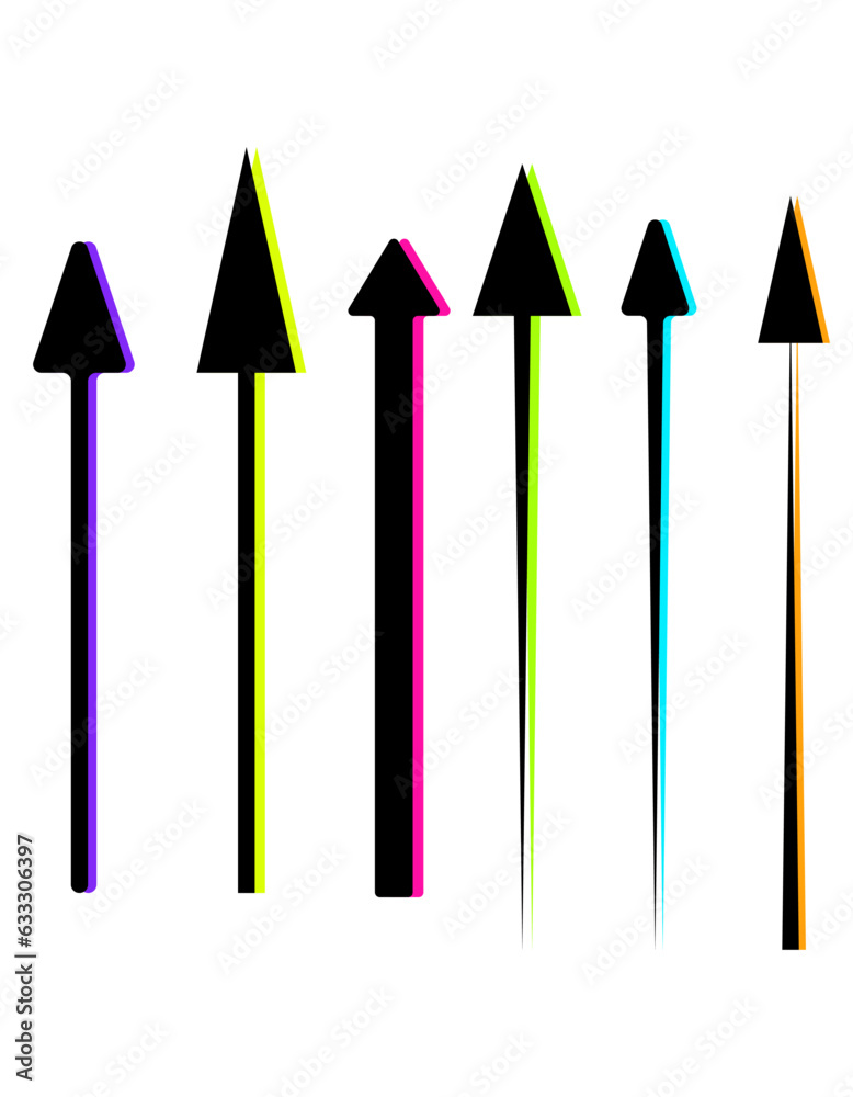 Up arrow black icon. Vector sign isolated on white background Up arrow black icon. Vector sign isolated on white background