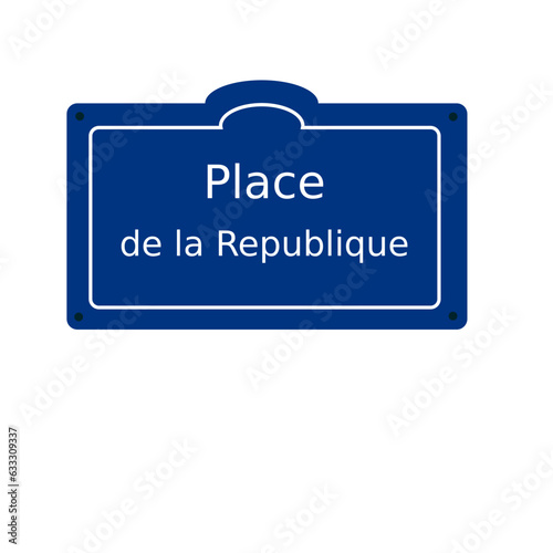 Plaque de Rue
