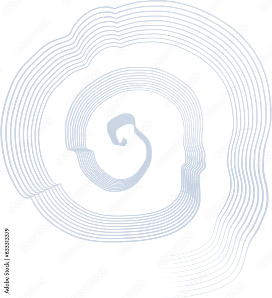 Abstract linear shape, abstract geometric, minimal wavy lines, modern decoration element, wavy line illustration Abstract linear shape, abstract geometric, minimal wavy lines, modern decoration element, wavy line illustration