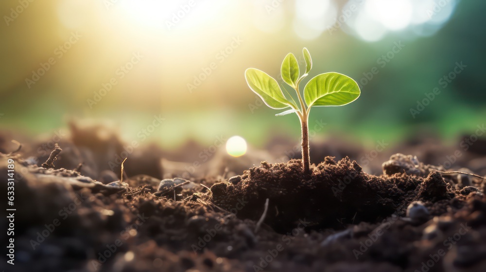 sprout in the ground sprout in the ground