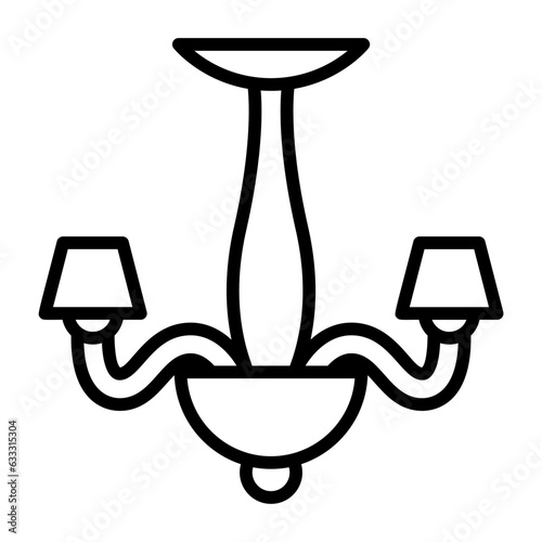 Ceiling light, Hanging light, Light fixture, Ornate light, Illumination icon